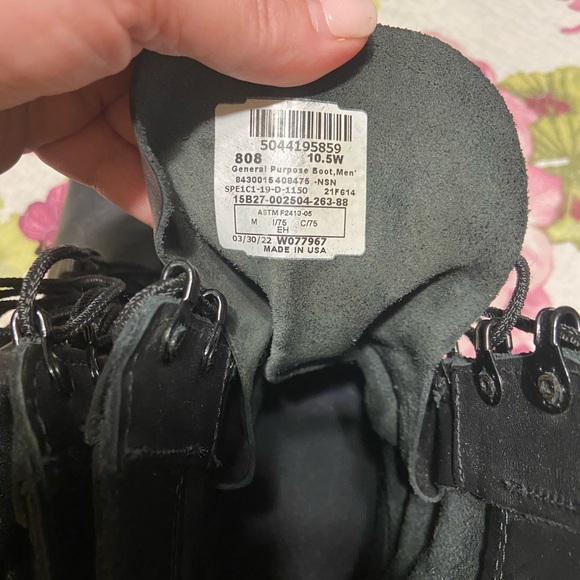 Mens 808 black general purpose boots 10.5 - Picture 5 of 9